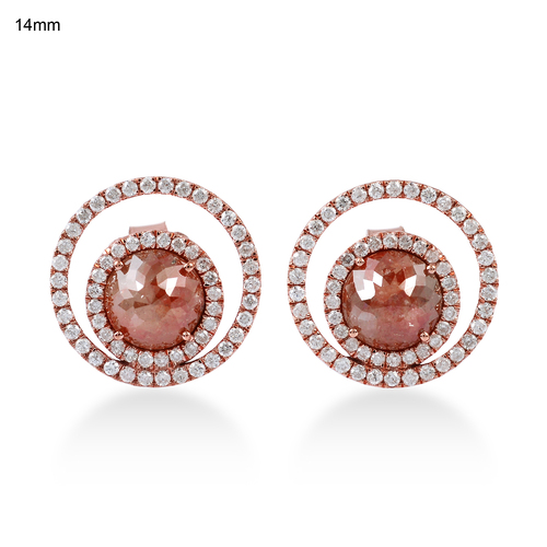 Rose Gold Stud Earrings