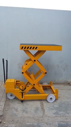 Single Scissor Lifting Table with Roller