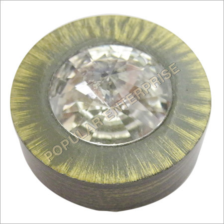 Brass Diamond Mirror Caps