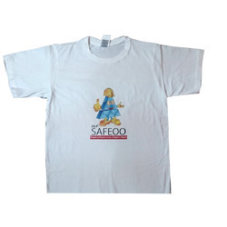 Promotional T Shirts - Cotton, S-XXL, White | Attractive Printing, Customizable, Durable Fabric, Low Maintenance, Versatile Usage