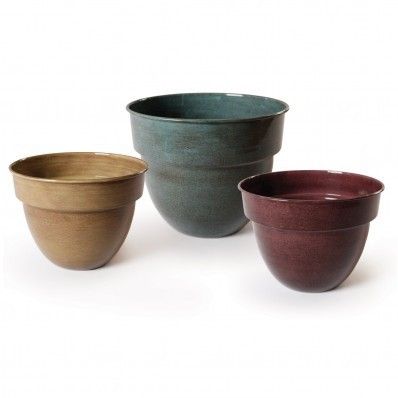 Glazed Metal Pots