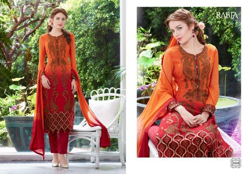 Red Goergette long suit
