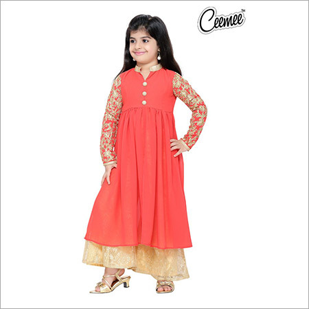 Colored Long Frock