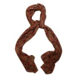 Dupioni Silk Scarves - Dupioni Silk, 55x55 Inches, Brown | Soft Texture, Hand-Rolled Hems, Elegant Design, Durable Material