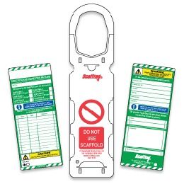 Scaffolding Tag with Holder