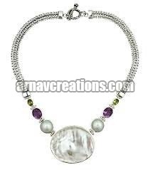 Sterling Silver Gemstone Necklaces