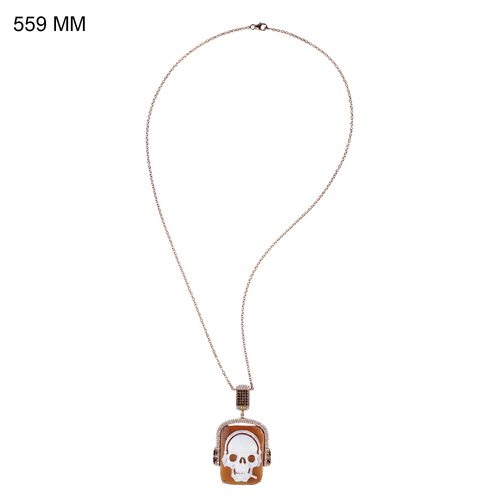  Beautiful Shell Skull Necklace