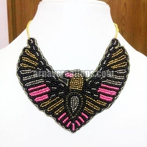 Embroidered Necklaces