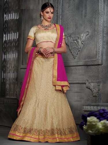 Beige-and-Pink-Color-Lehenga