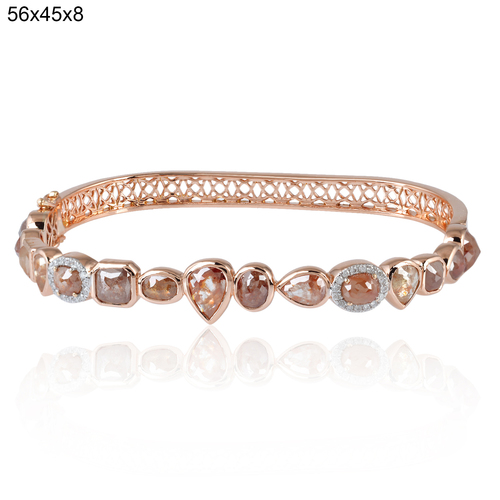 Handmade Diamond Bangle