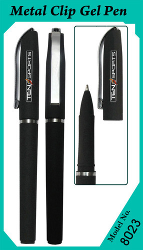 Metal Clip Gel Pen