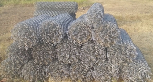 dog chain link fence