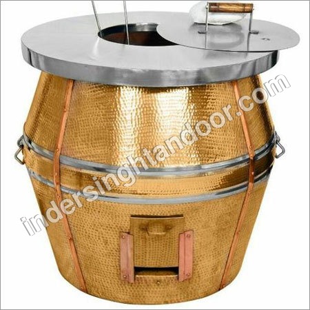 Hammered Copper Drum Tandoor