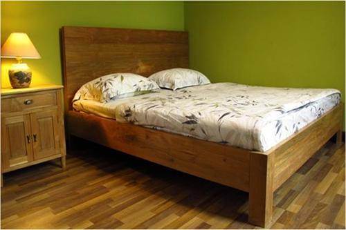 Amour Milan Solid wood King Size bed