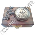 Antique Pocket Clock With Box