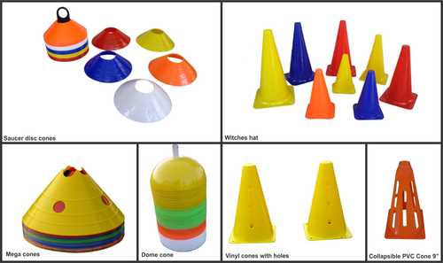 Sports Cones Digit Size: 2-10 Inch