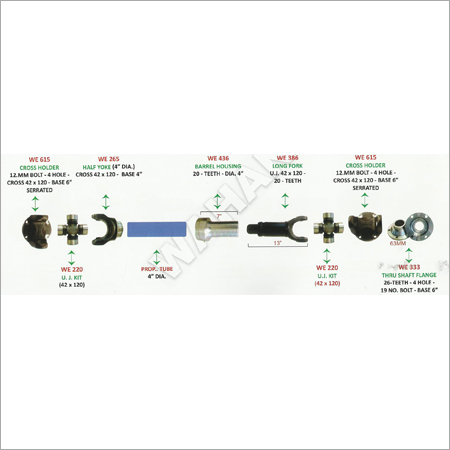 Center Bearing To Differential Shaft