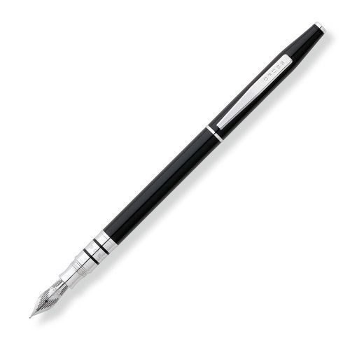 Spire Black/Rhodium FP-Med Nib