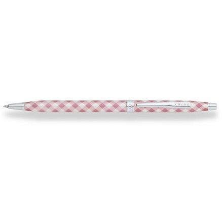 Pink Gingham Ball Pen