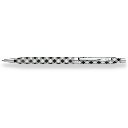 Black Gingham Ball Pen