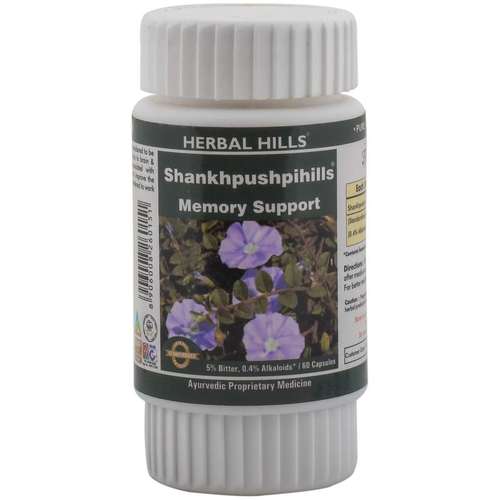Ayurvedic Medicine for Memory & Concentration - Shankhpushpi 60 Capsule