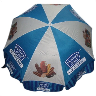 Corporate advertisement umbrella of  Mother dairy 