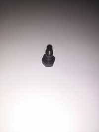 Lubrication Banjo Bolts - Steel, 0.5 Inch Head, 1 Inch Length, 1/4-28 Thread Size, Black Finish | Corrosion Resistant, Easy Installation, Long Lasting