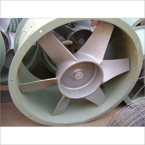Axial Fan - Aluminum Blades, 600 mm Diameter, 1000 CFM Airflow, 1 HP Power, Steel Housing | Durable, Efficient, Long Life, Low Pressure, Air Cooling