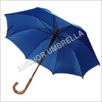Wooden Blue Umbrella Handle Material: Steel