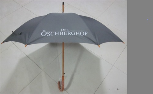 Grey Wooden Umbrella