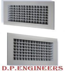 Adjustable Double Louvered Grill