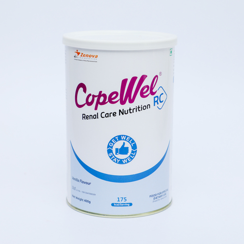 CopeWel RC - Powdered Nutritional Supplement for Chronic Kidney Disease Management | High Calorie, Low Protein, Heart Healthy Fat Profile, Phosphate Binders, Antioxidants, 400g Can