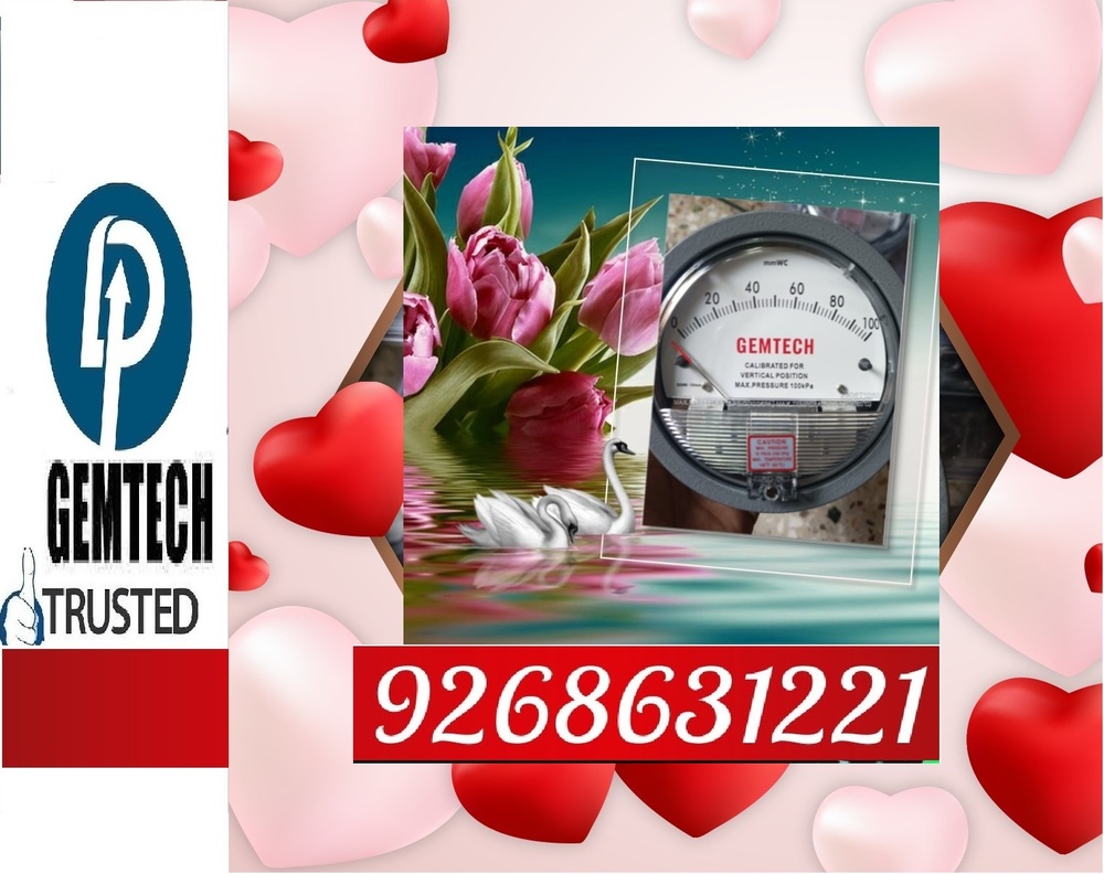 GEMTECH Differential Pressure Gauges Dealers Industrial Estate Barwala(HR)