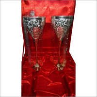 Silver Plated Glass