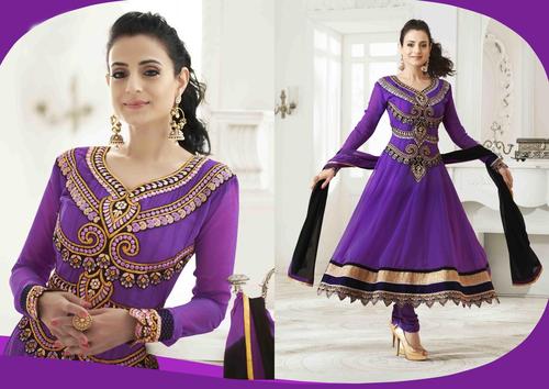 Georgette Anarkali Long Dress