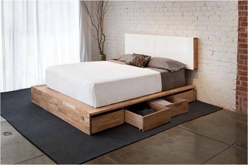 Verona Solid Wood Storage King Size Bed