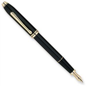 Townsend Black Lacquer Fountain Pen