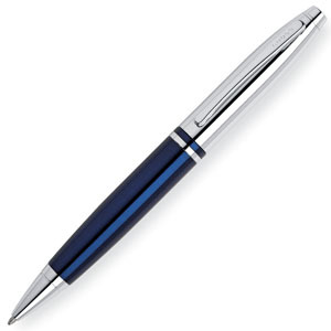 Calais Chrome / Blue Ball Pen