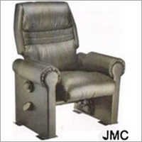 Auditorium Chairs - Leather, 450x500x800 Mm, Dark Brown | Comfortable, Durable, Lightweight, Easy Assembly, Sturdy Steel Frame