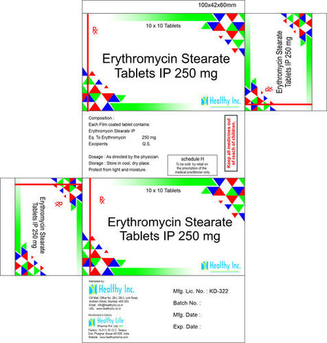 Erythromycin Stearate Tablets IP