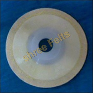 Plastic White Felt Polishing Wheels