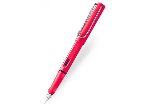 Lamy Safari Neon Coral Fountain Pen