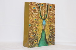 Peacock Paper Bag