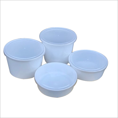 Ivory Disposable Plastic Container By R K SYSTEMS