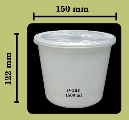 1500 ML Disposable Plastic Container