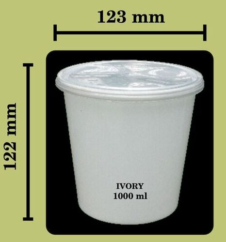 1000 ML Disposable Plastic Container