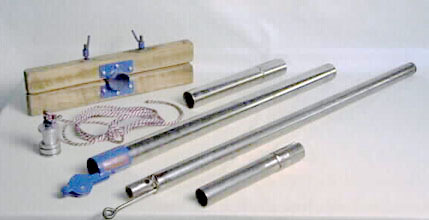 Piston Sampler - 1.0m/1.5m Length, Offset or Center Rod | Augered Hole, Water Bed Sampling, Extension Rod Connection