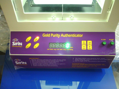 Gold Testing Equipment - 30x20x15 cm Purple Digital Display | Accurate Results Low Power Use Durable Design