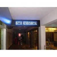 Door LED Signage - Acrylic, Customized Size, White | Durable, Stylish, Eye-Catching Visibility