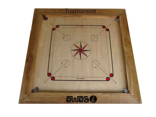 Carrom Board Tournament with 4 inch Natural Border